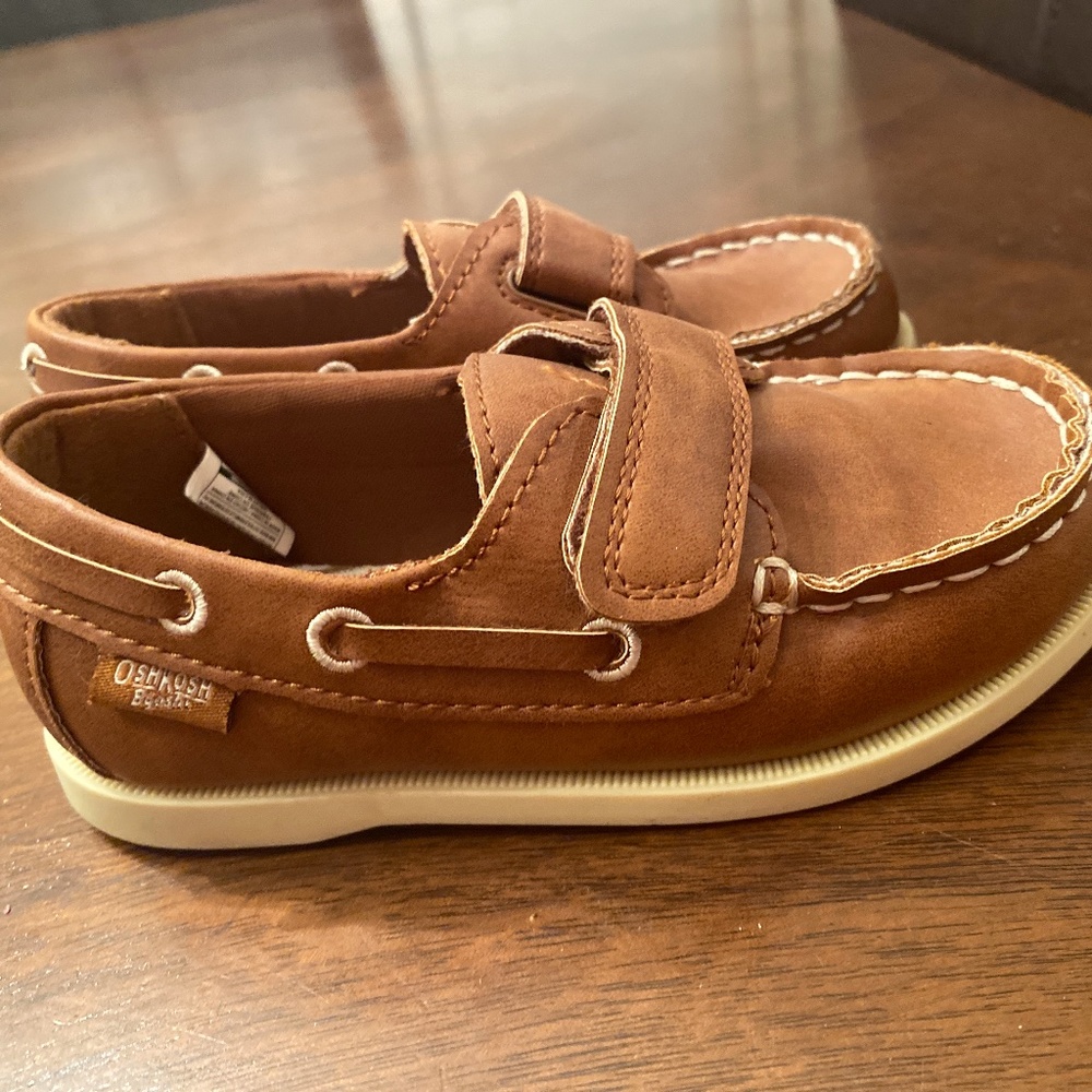 OshKosh B'Gosh Boys Brown Loafers Boat Shoes